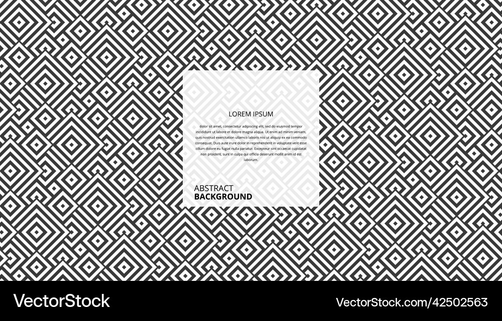 Abstract seamless squares combination pattern vector image