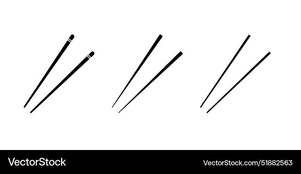 Chopsticks Icons gesetzt oder einfach Chopsticks Icons gesetzt oder einfach vektorbild