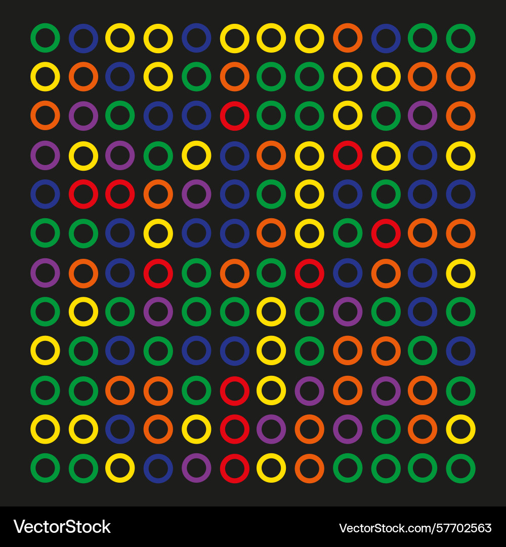 Colorful circular grid abstract bubble pattern Colorful circular grid abstract bubble pattern vector image