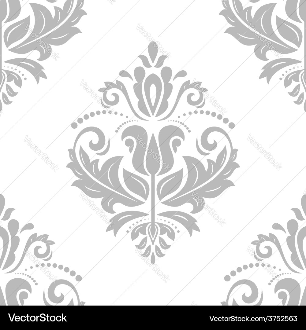 Damask seamless pattern Vector Image
