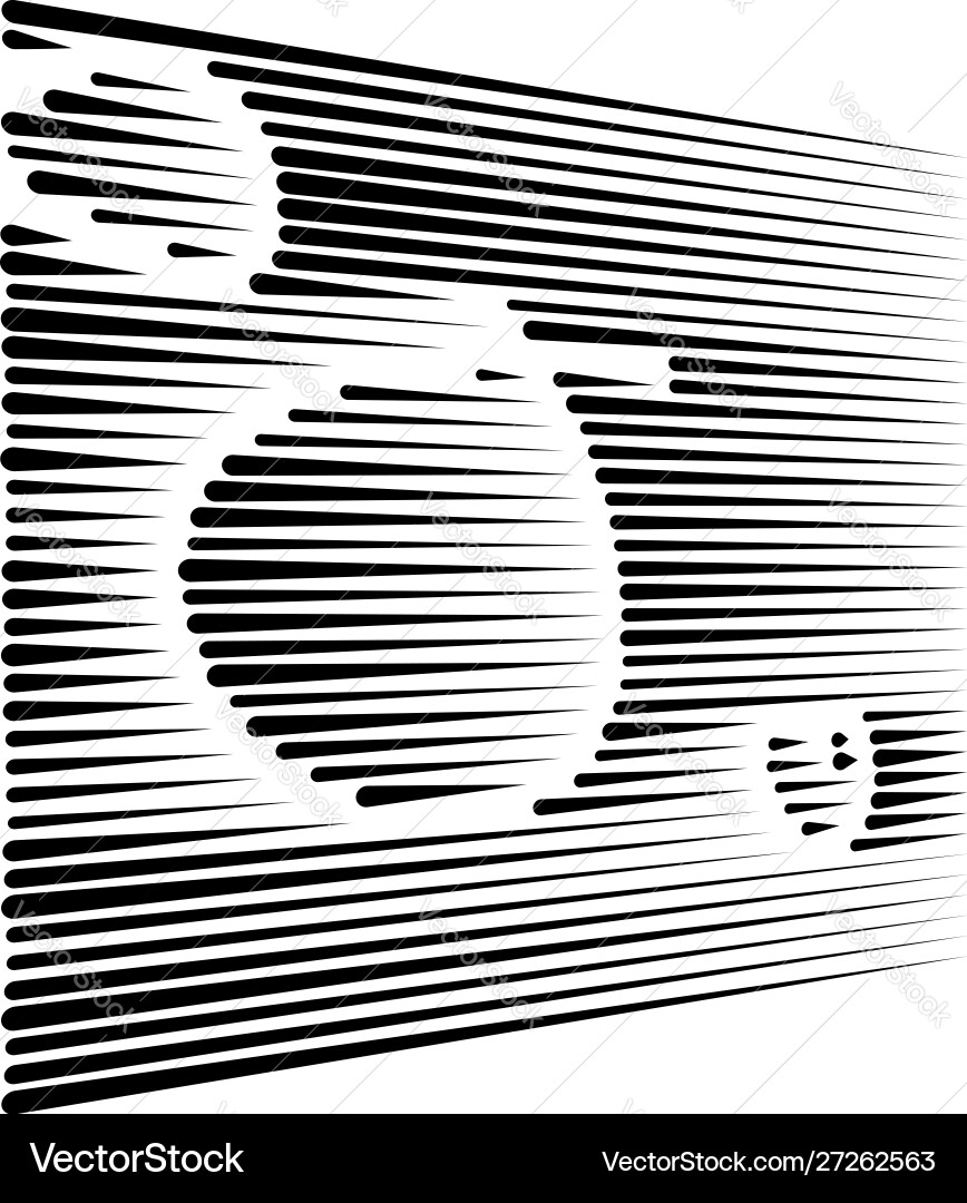 Dynamic dashed segmented lines pattern irregular Dynamic dashed segmented lines pattern irregular vector image