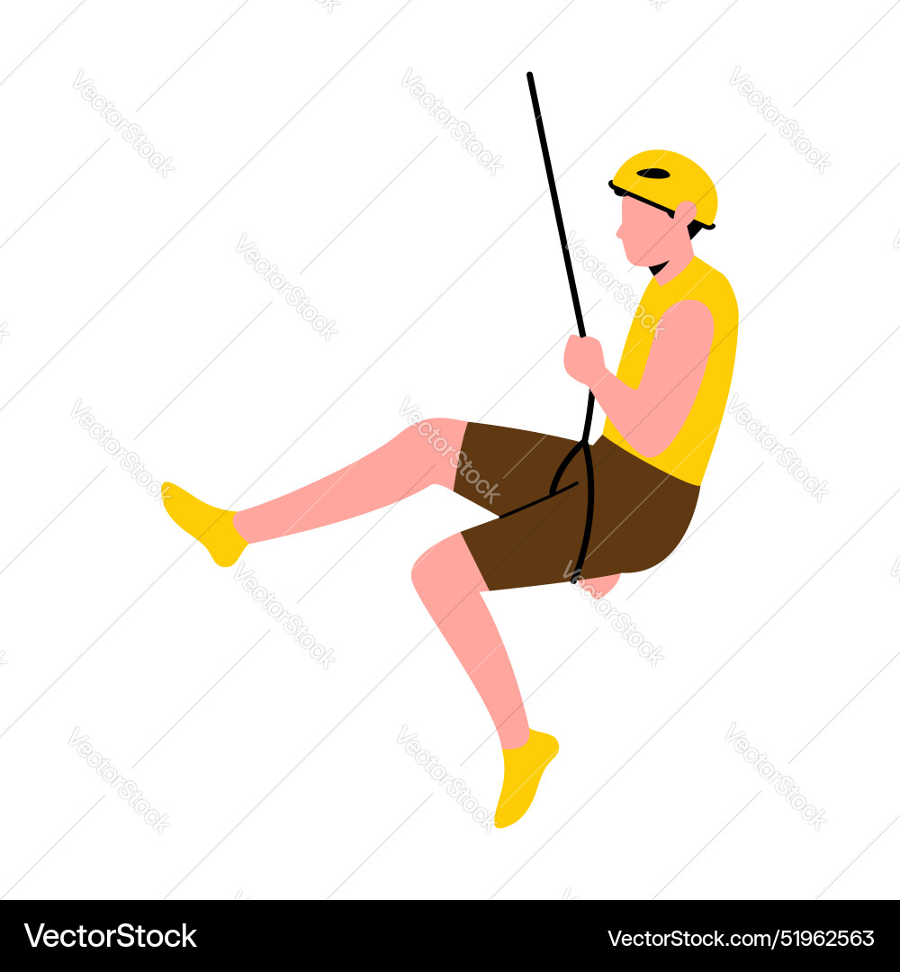 Rock climbing design element collection Vector Image