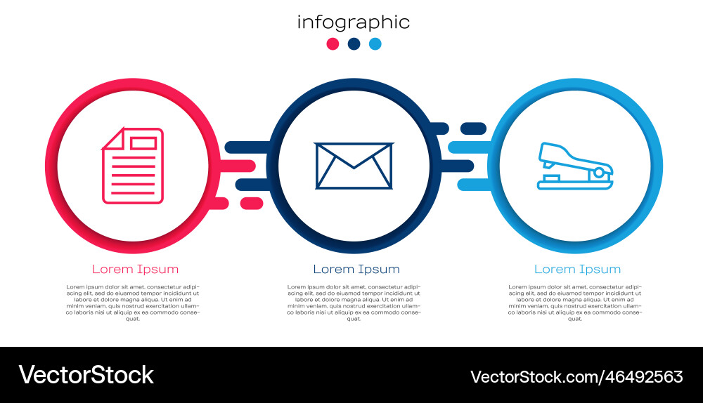 Set line file document mail and e-mail Set line file document mail and e-mail vector image