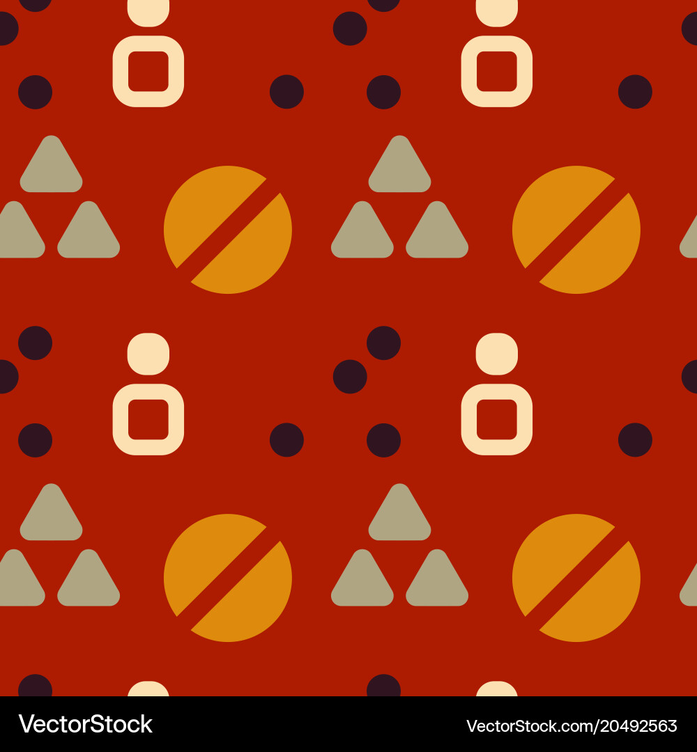 Strong system structure seamless pattern Vector Image