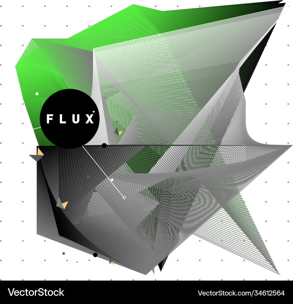 3d colorful wave background dynamic flux effect 3d colorful wave background dynamic flux effect Vector Image