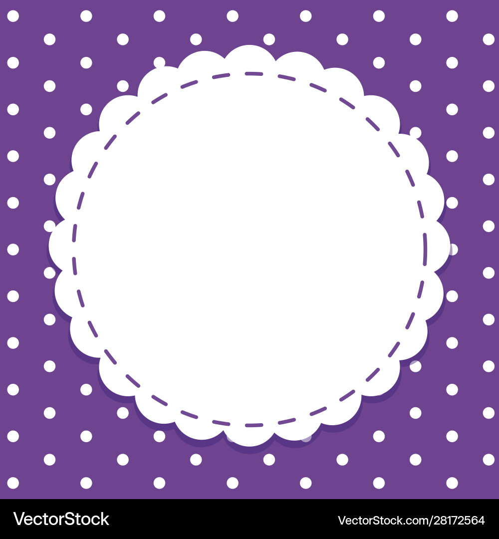 Background template with round frame vector image