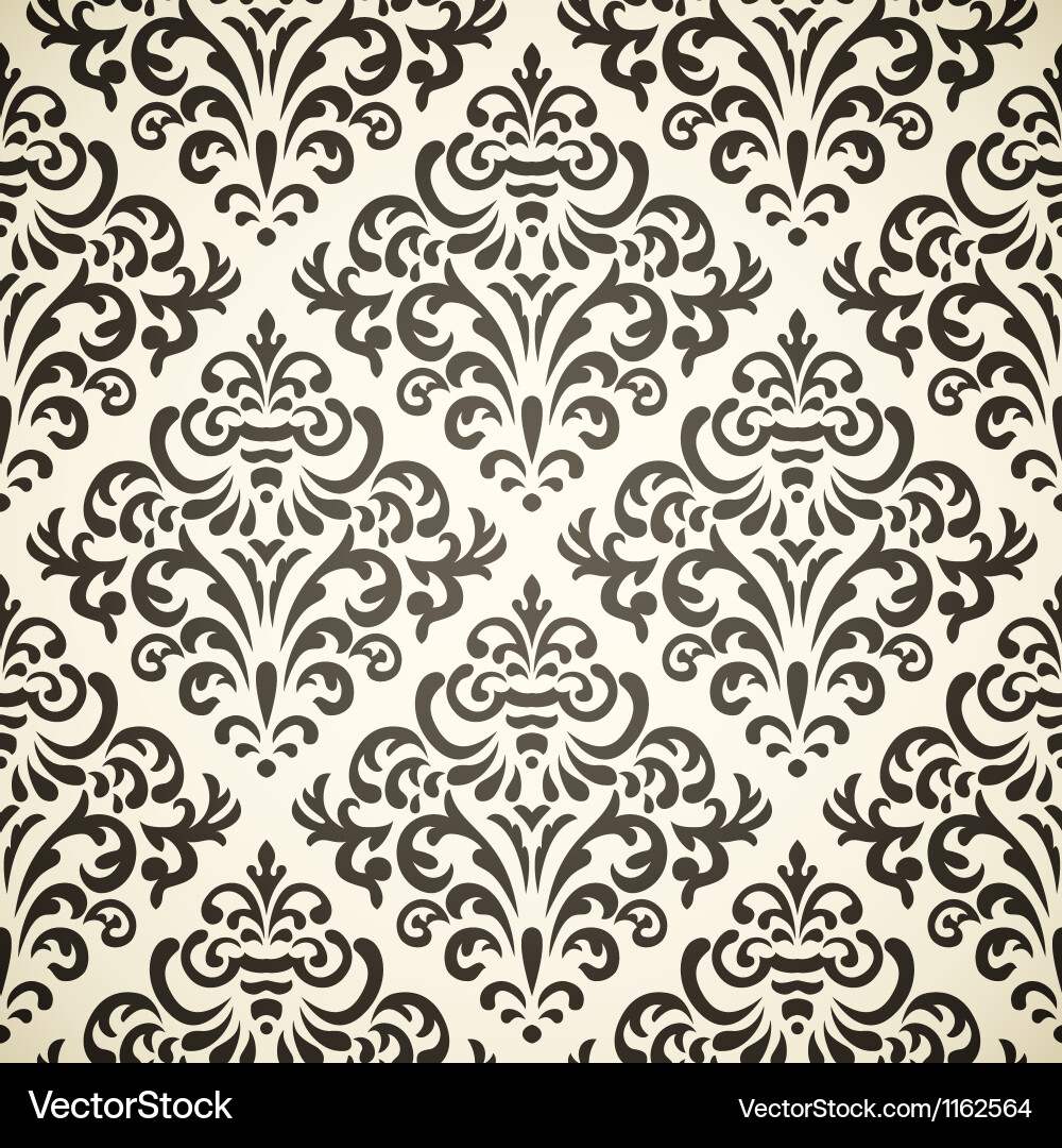 Elegant Damask Pattern Vector Image