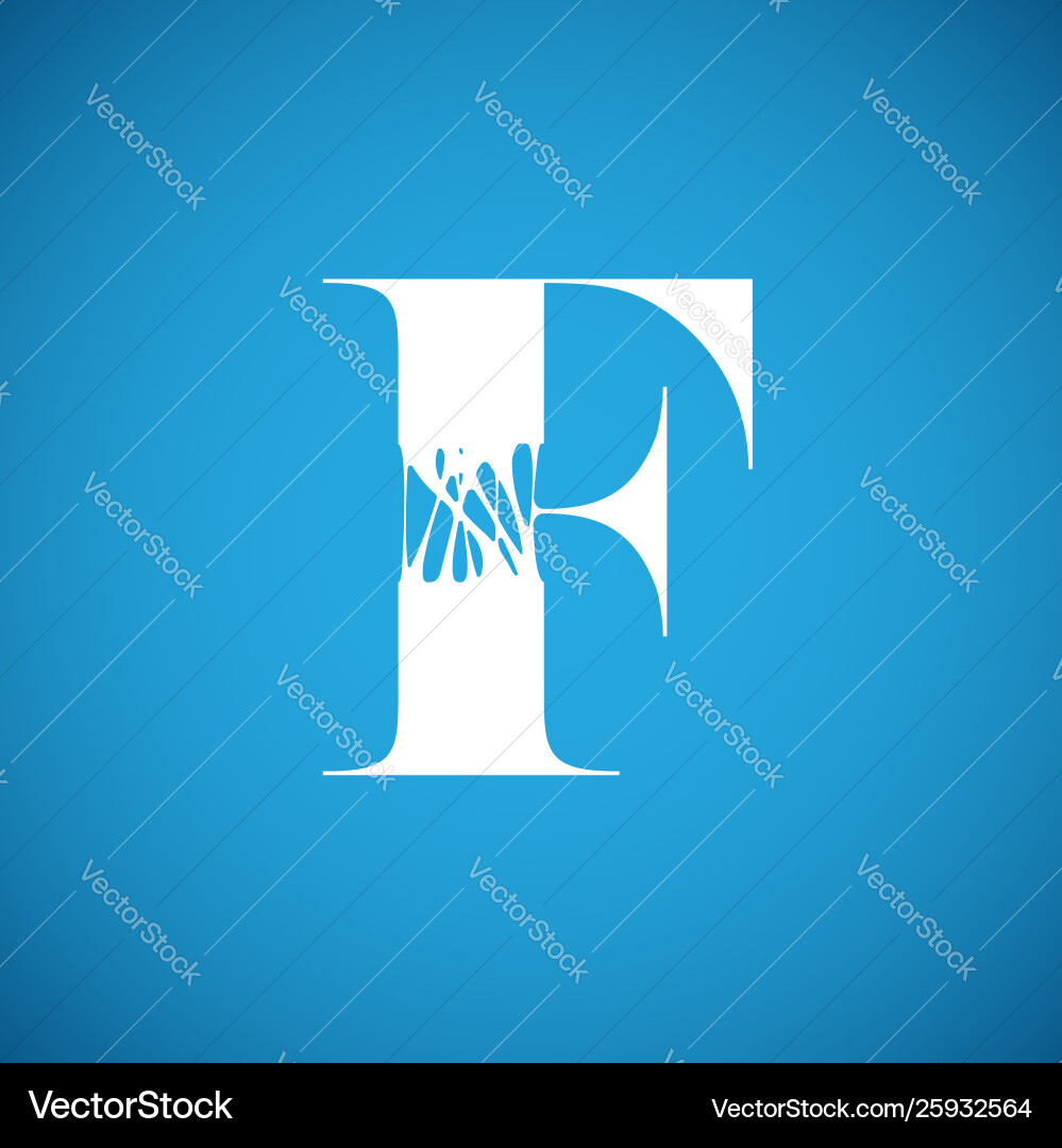Flexy character from a typeset Vector Image