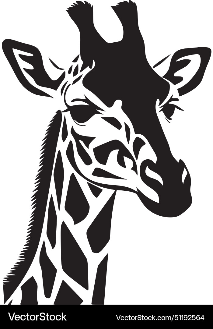 Giraffe Silhouette Logo – Royalty-Free Vector | VectorStock