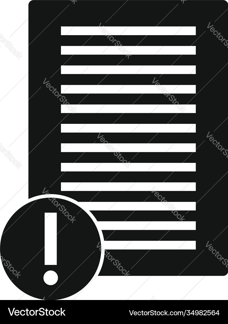 Guide document paper icon simple style Guide document paper icon simple style vector image