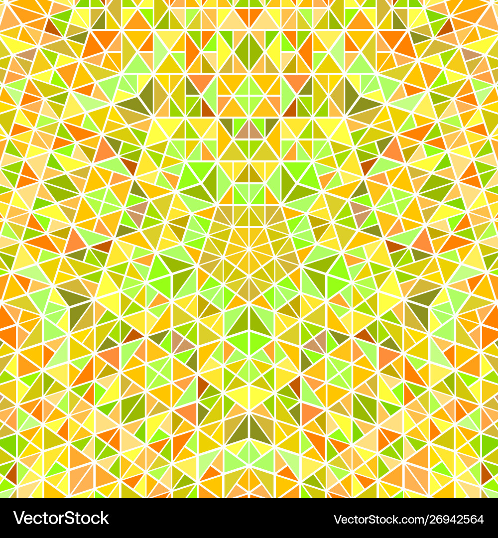 Polygonal colorful radial tiled mosaic pattern Polygonal colorful radial tiled mosaic pattern vector image
