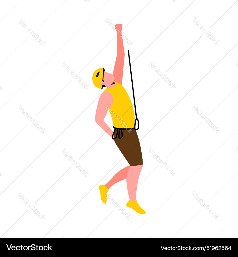 Rock climbing design element collection Rock climbing design element collection Vector Image