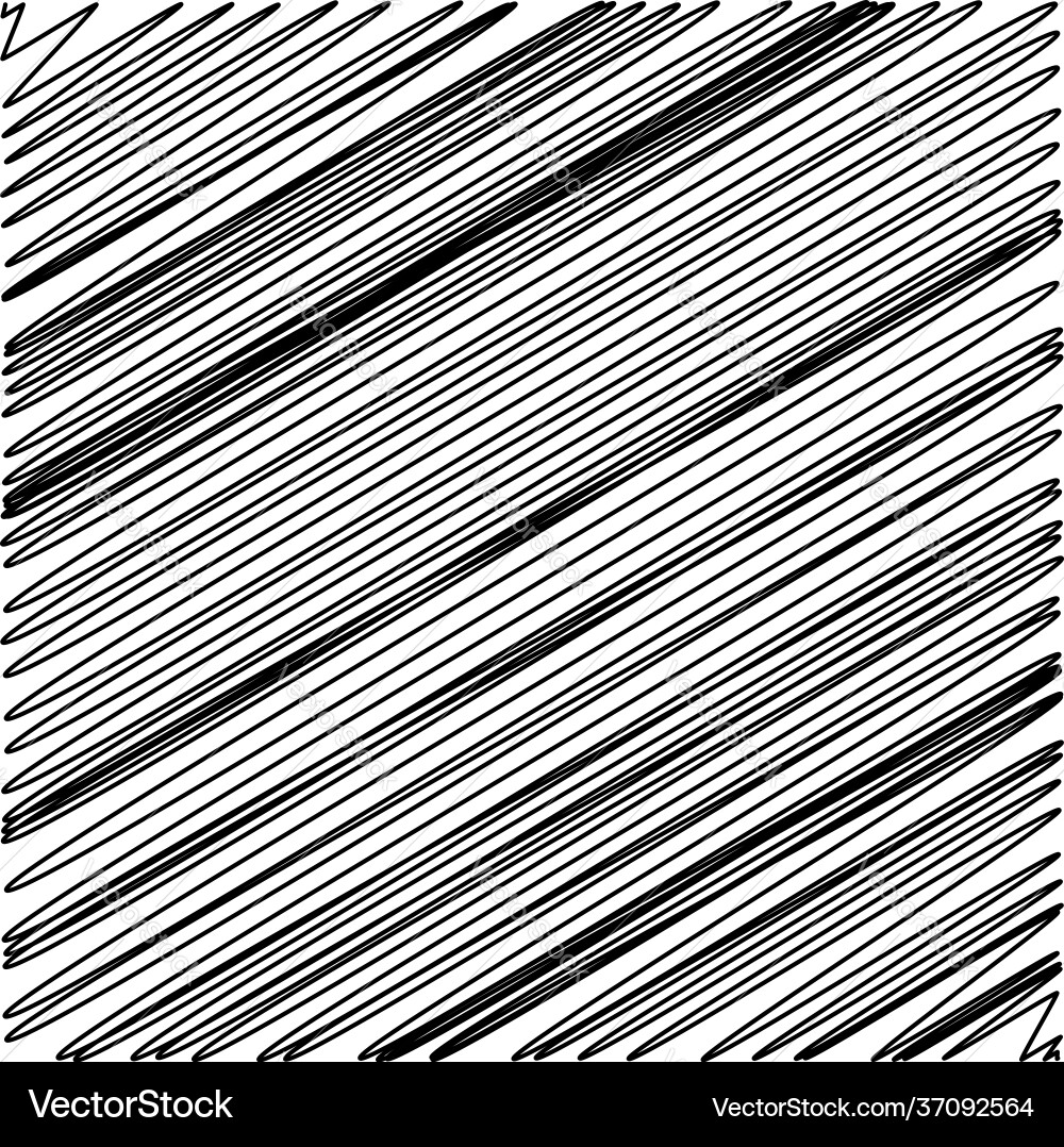 Square with sketchy scribble doodle effect texture vector image