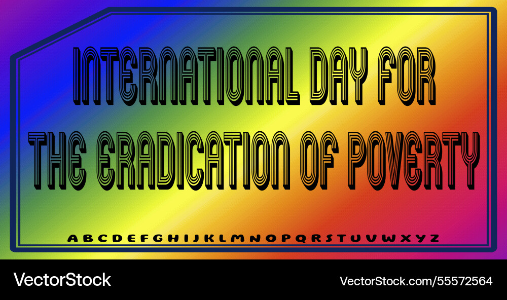 Text effects with editable colors and abstract Vector Image