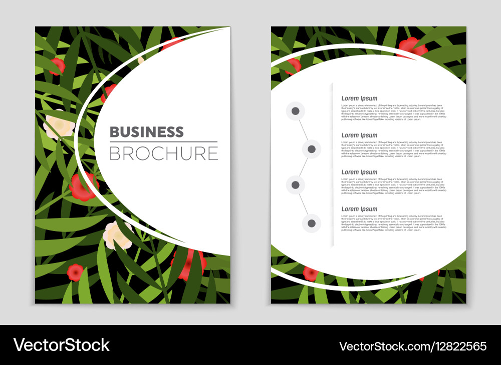 Abstract layout background set for art vector image