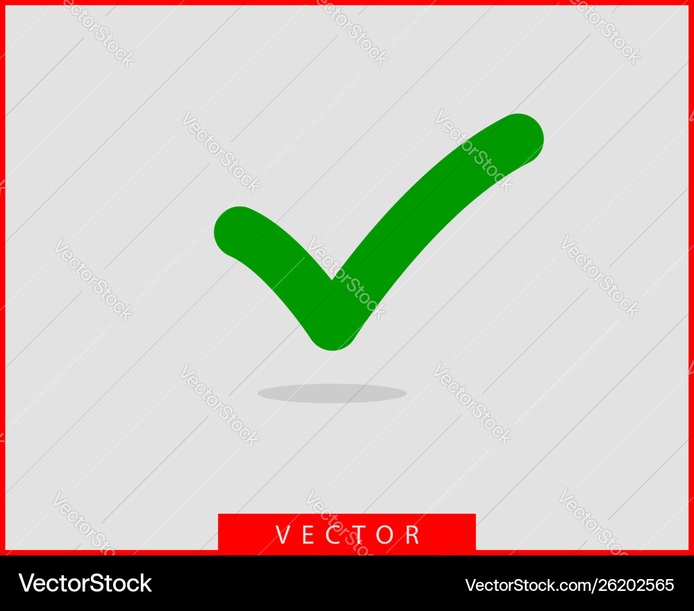 Check mark icon symbol design element vector image