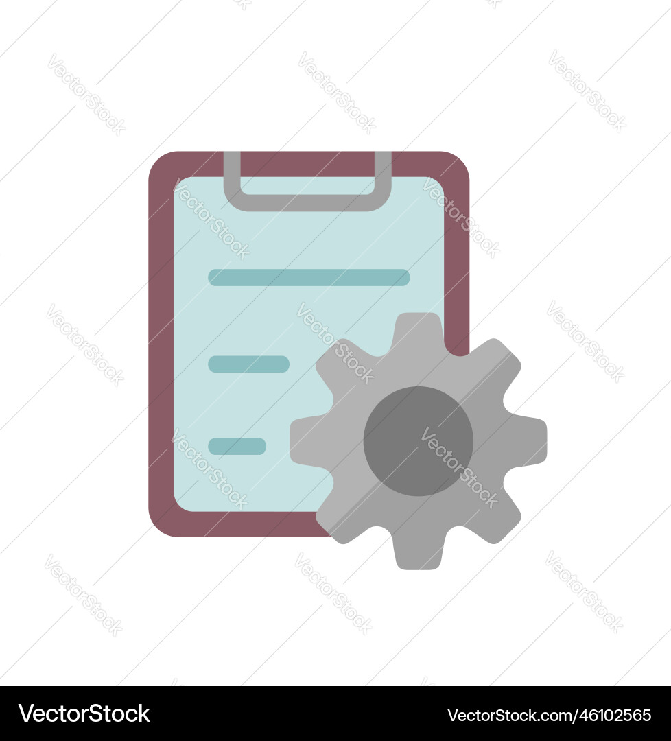 Manual technical report icon Vector Image