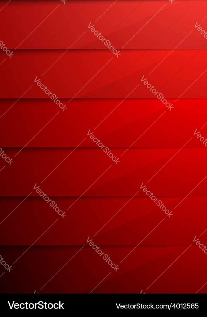 Red shadow layer modern folder background vector image