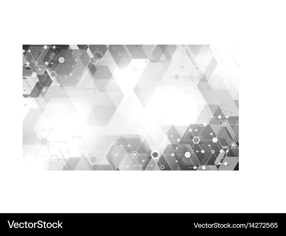 Tech Grid Abstract vector image