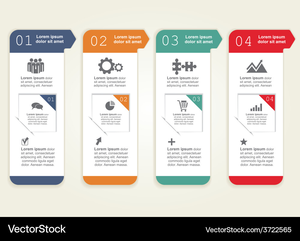 Workflow Layout - Abstract Background vector image