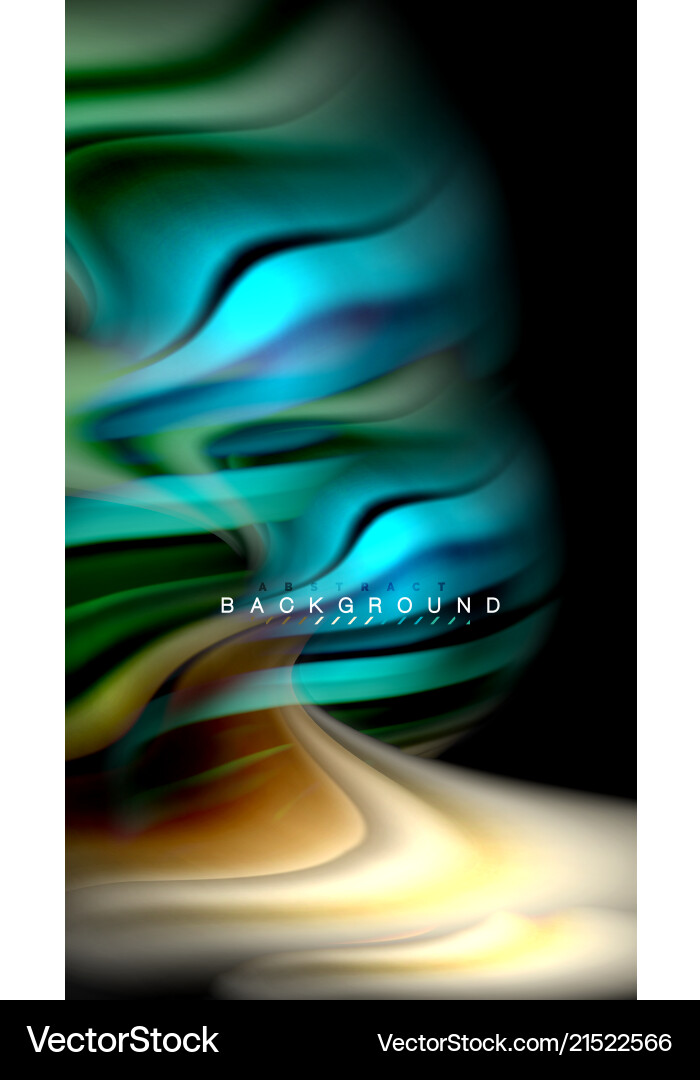 Fluid colors abstract background twisted liquid Fluid colors abstract background twisted liquid vector image