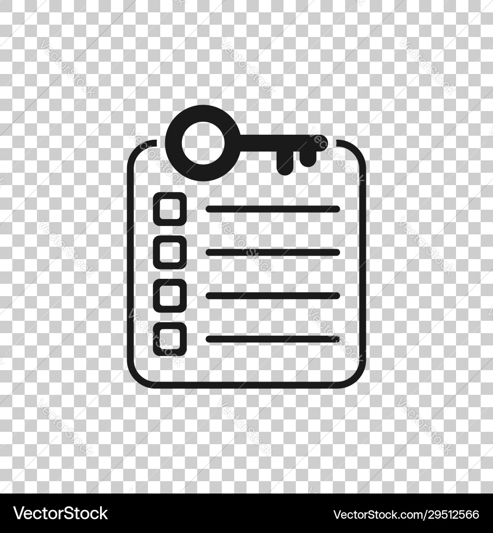 Password account icon in flat style keyword Password account icon in flat style keyword Vector Image