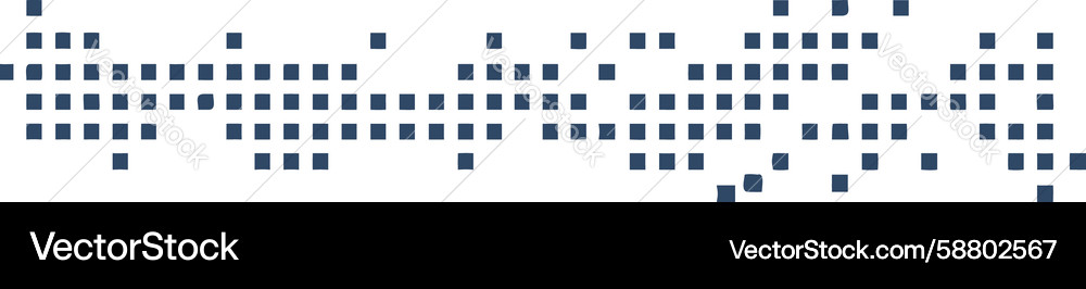Abstract dotted horizontal line pattern design Vector Image