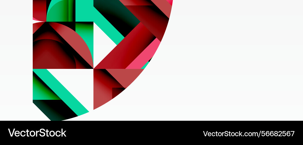 Abstract geometric shapes overlap creating Abstract geometric shapes overlap creating Vector Image