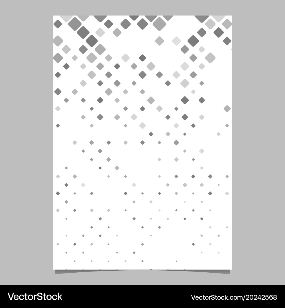 Abstract square pattern brochure template - tile vector image