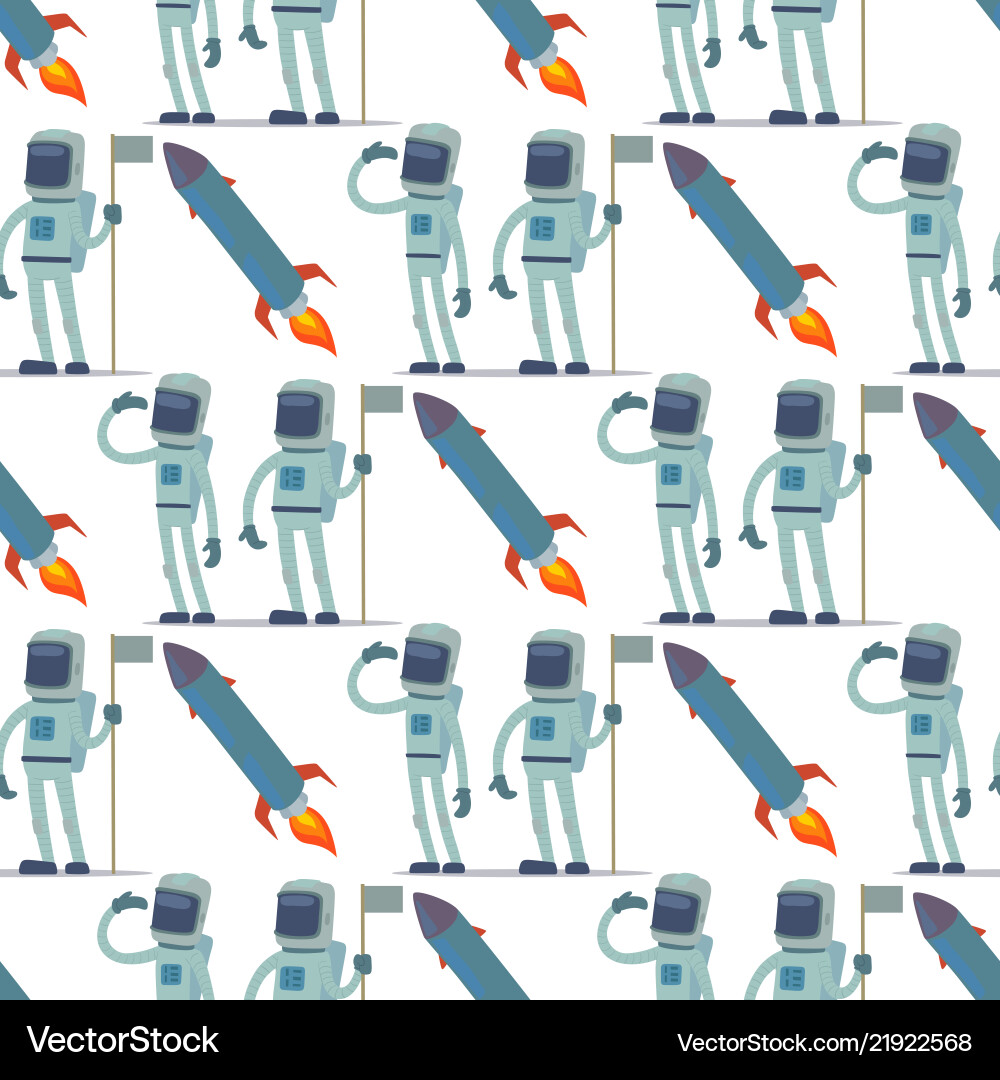 Astronaut in space character having fun Astronaut in space character having fun vector image