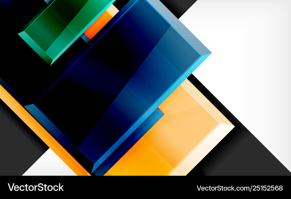 Colorful square and rectangle blocks background Colorful square and rectangle blocks background Vector Image