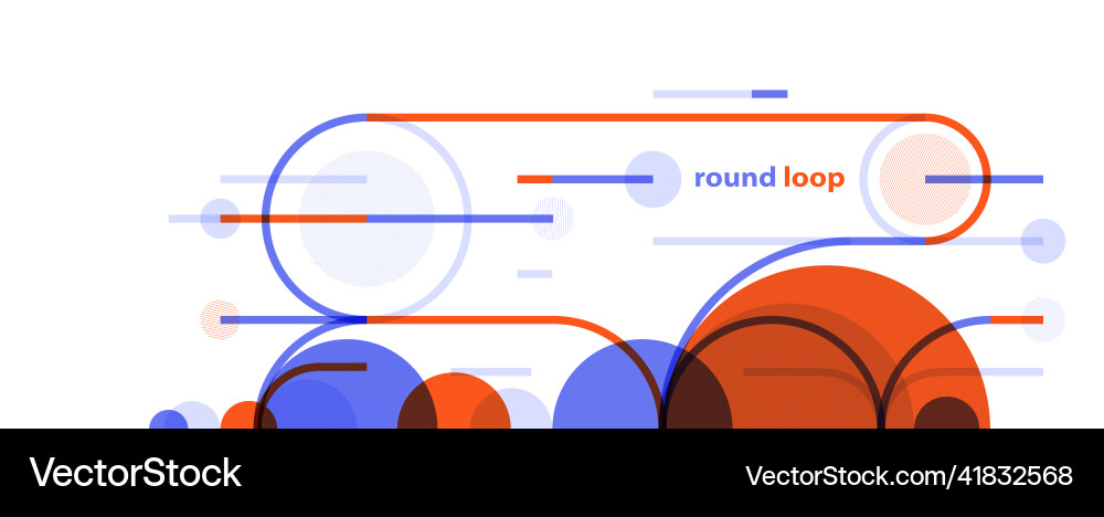 Geometric background with circles and lines art Geometric background with circles and lines art Vector Image