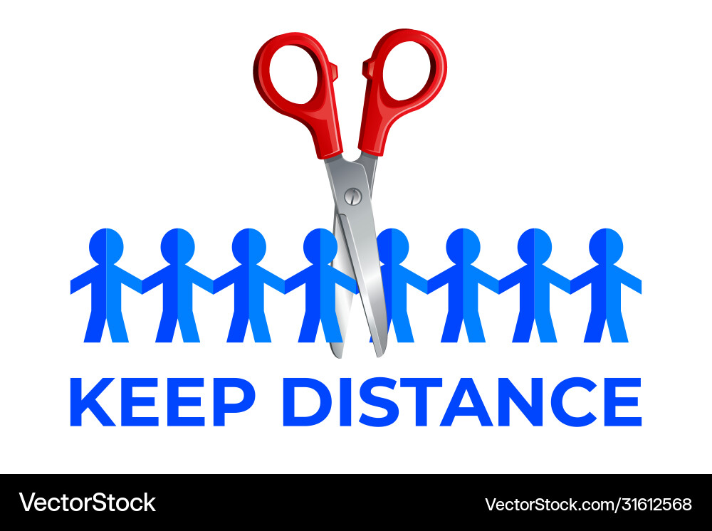 Keep a distance vector image