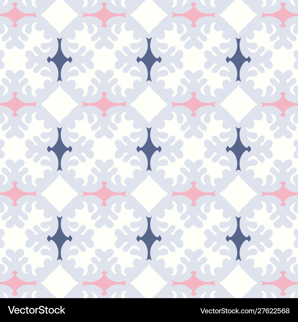 Lavender circular trellis modern repeat pattern Lavender circular trellis modern repeat pattern vector image
