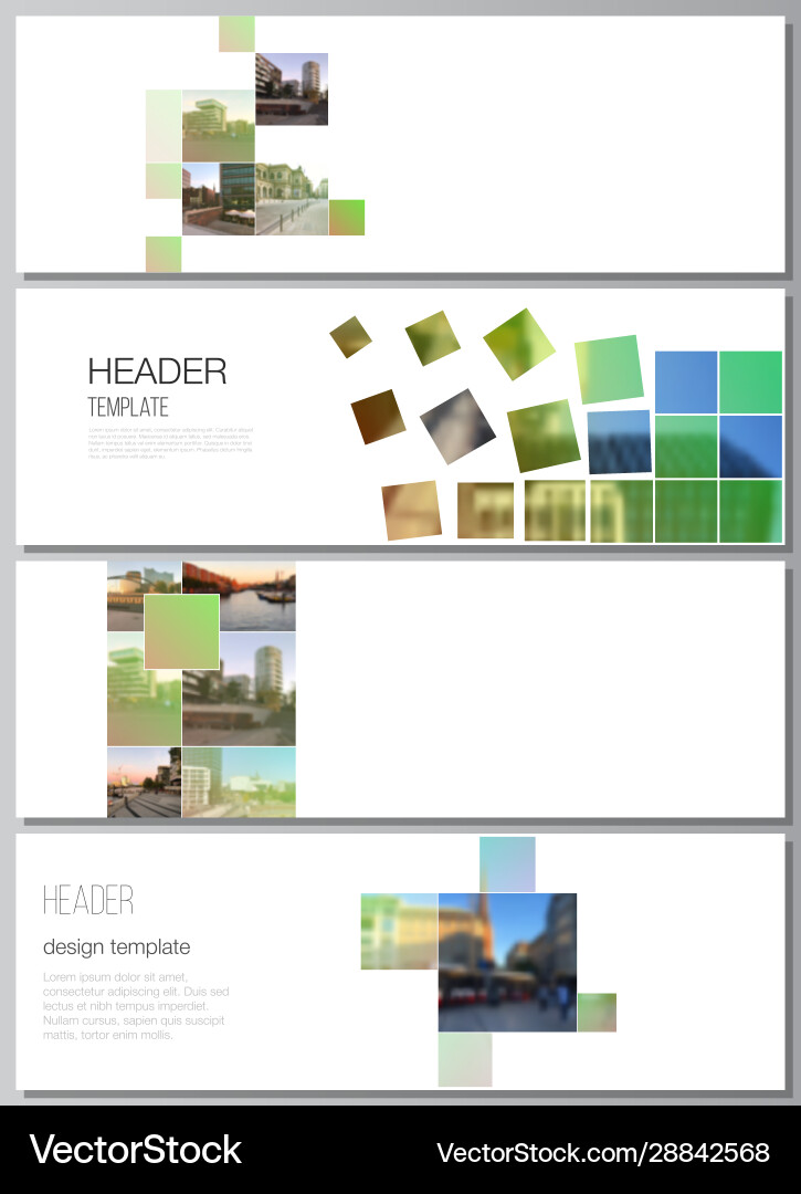 Layout headers banner design templates Layout headers banner design templates vector image