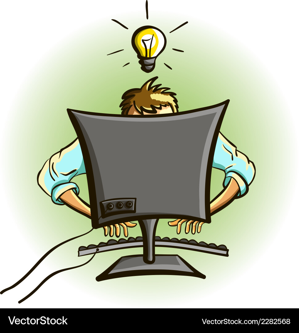 Programmer vector image