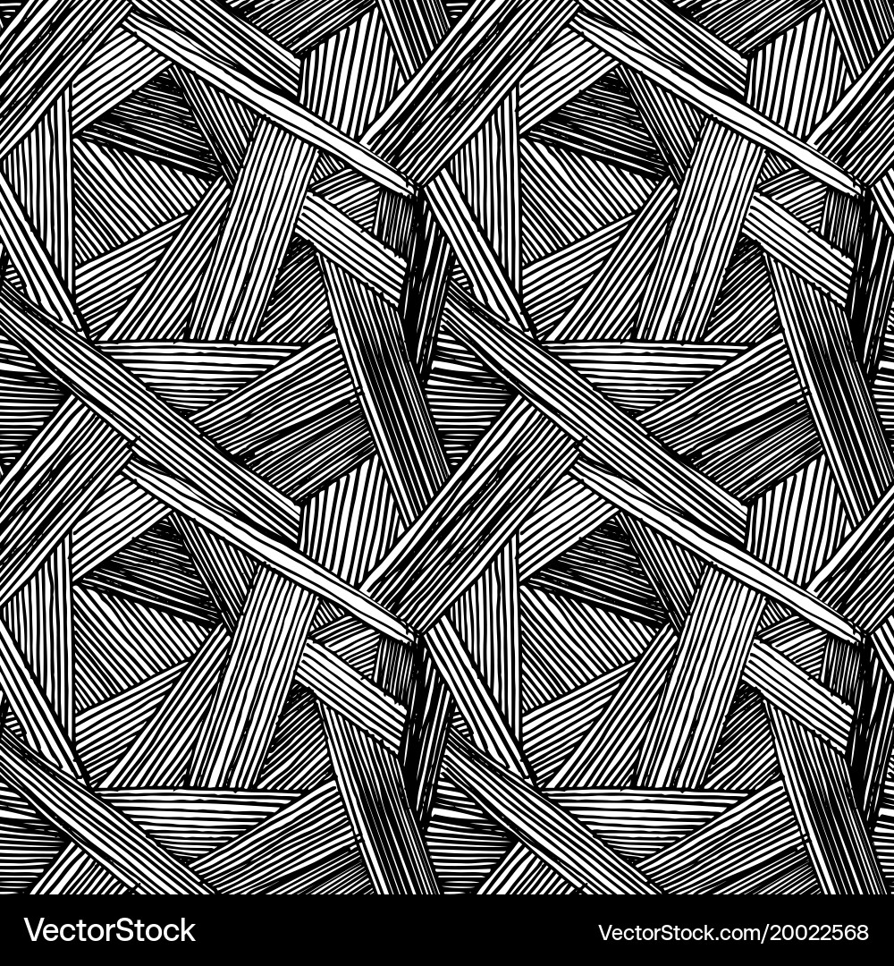 Rough Hatching Grunge Texture Pattern vector image