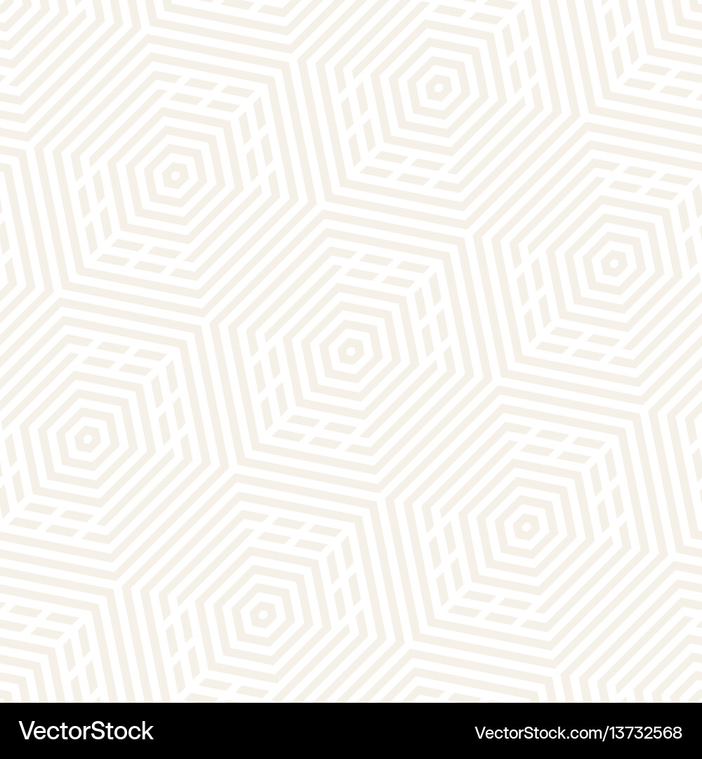 Subtle Hexagonal Lattice Pattern Vector Image