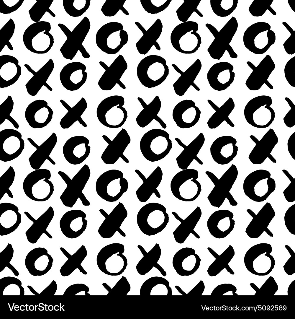 Abstract Painted Frame Pattern vector image