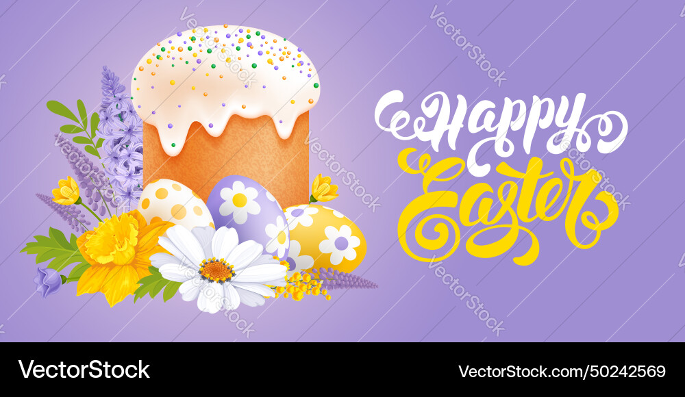 Easter banner Royalty Free Vector Image - VectorStock