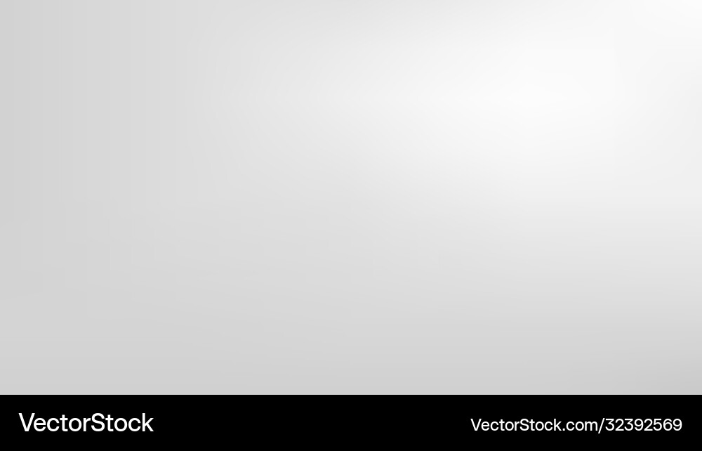 Grey gradient background empty light gray studio vector image