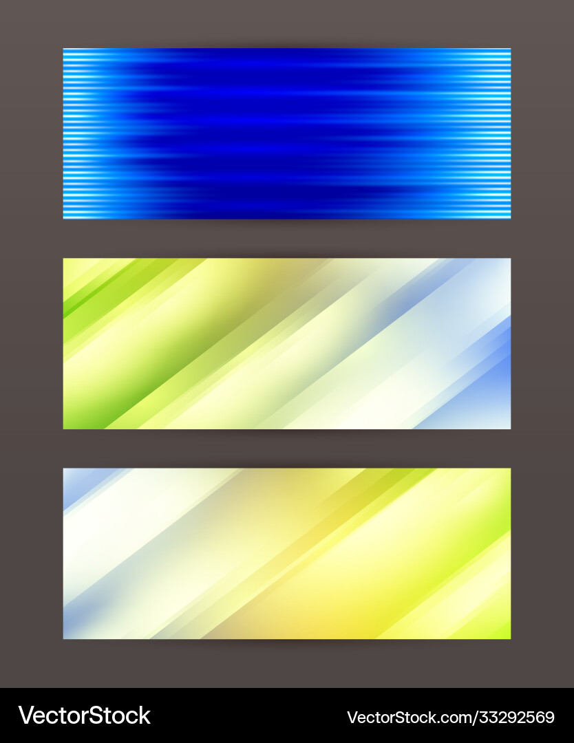 Set horizontal banner header website33 Set horizontal banner header website33 vector image