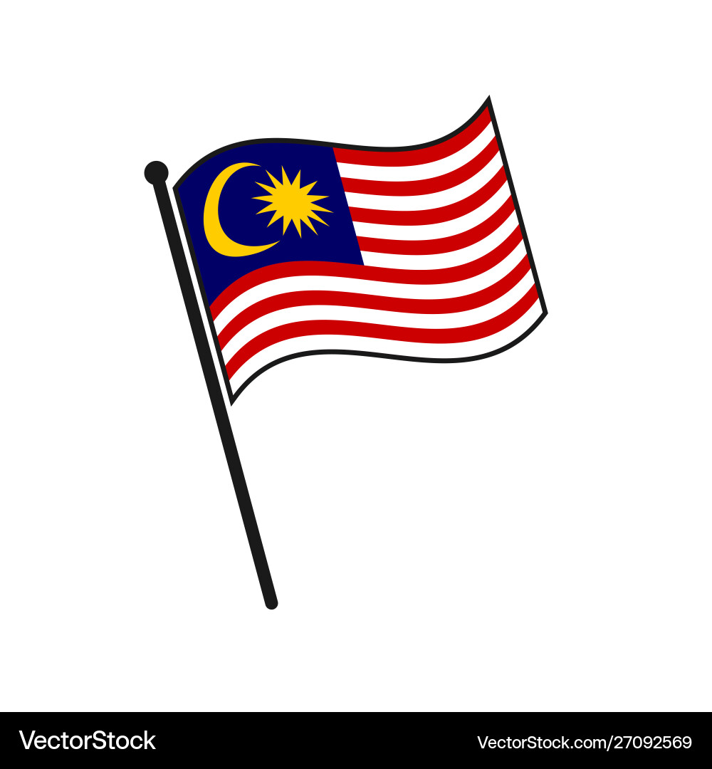 Simple flag isolated Simple flag isolated vector image
