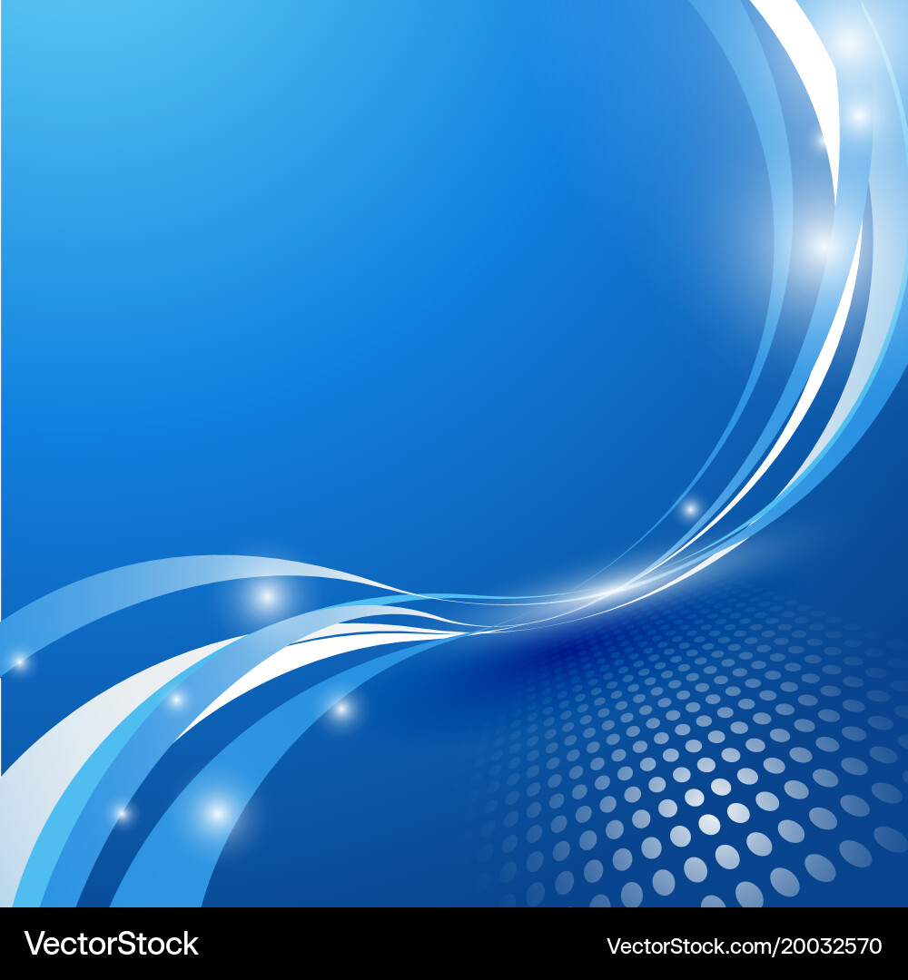 Abstract bright blue background Royalty Free Vector Image