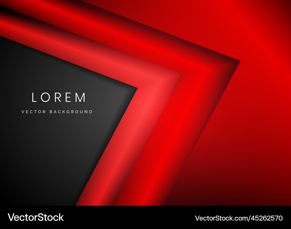 Abstract red arrow overlap layer on dark Abstract red arrow overlap layer on dark vector image