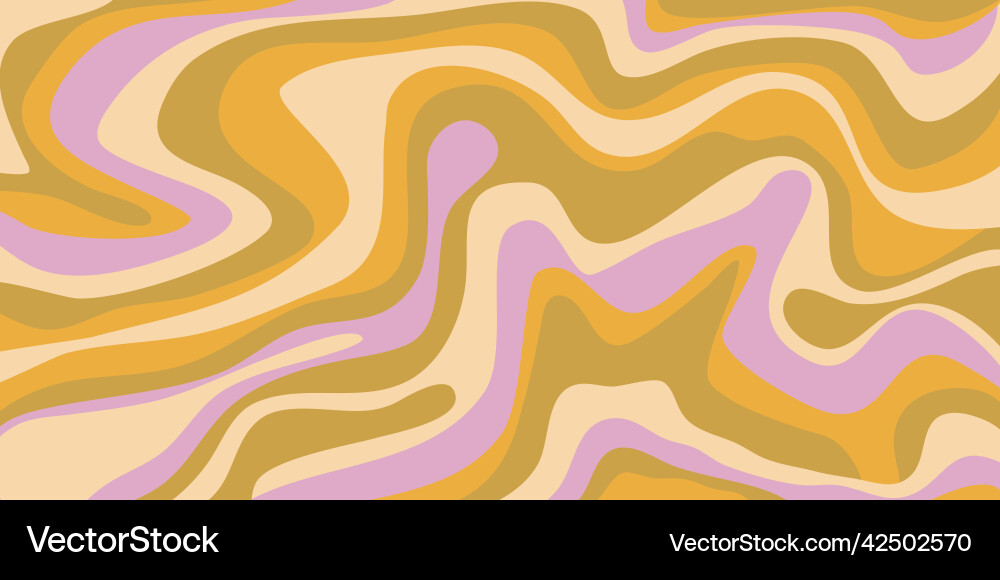 Psychedelic swirl groovy pattern Psychedelic swirl groovy pattern Vector Image