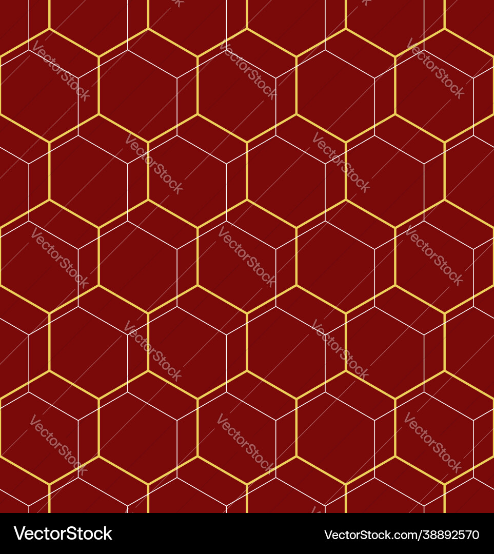Seamless abstract pattern with hexagonal Seamless abstract pattern with hexagonal vector image