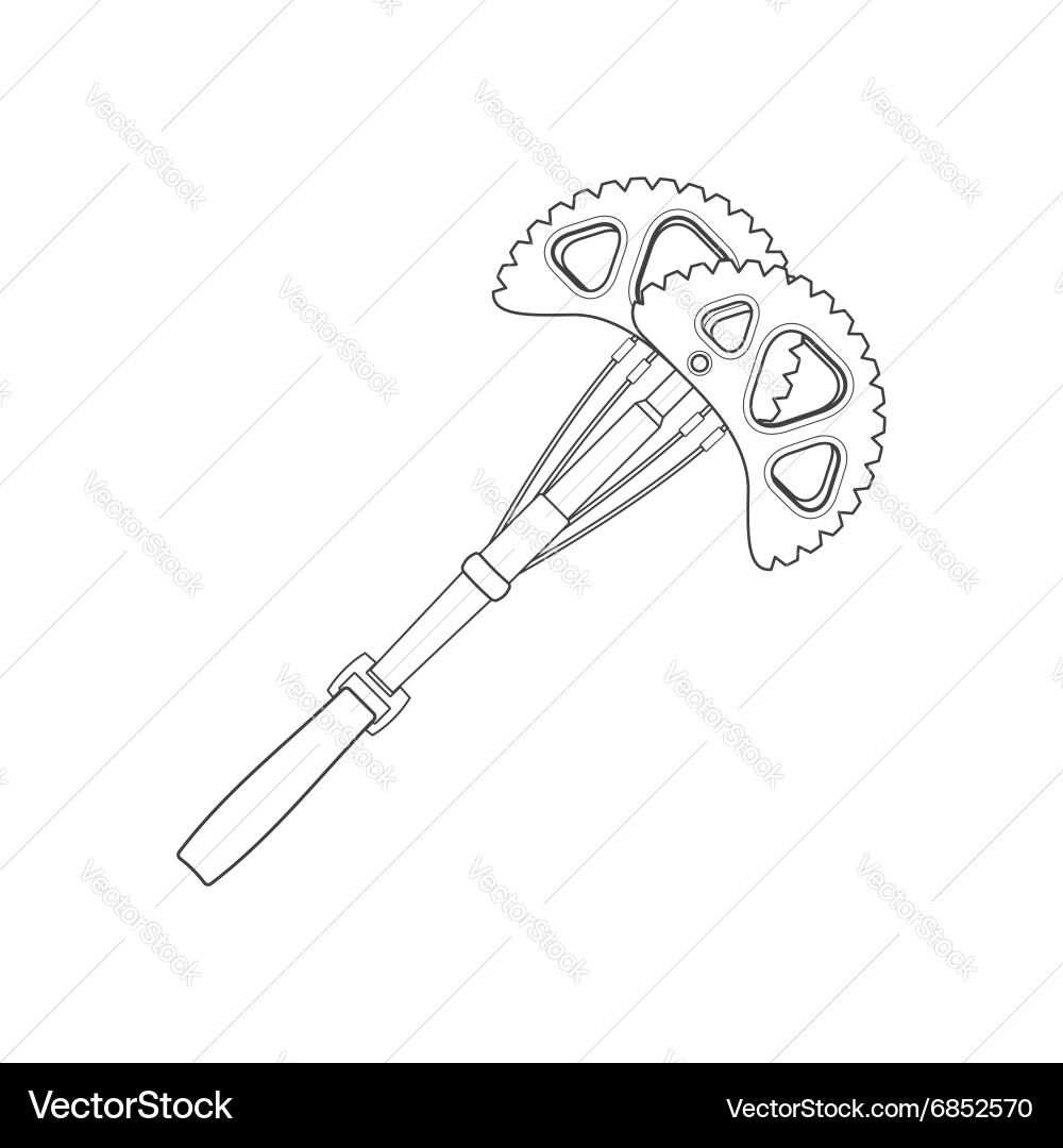 Spring-Loaded Cam Device Icon vector image