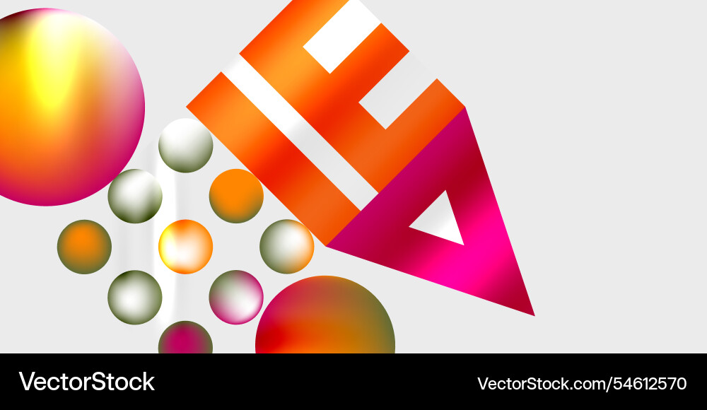 Triangles circles squares rectangles design Triangles circles squares rectangles design Vector Image