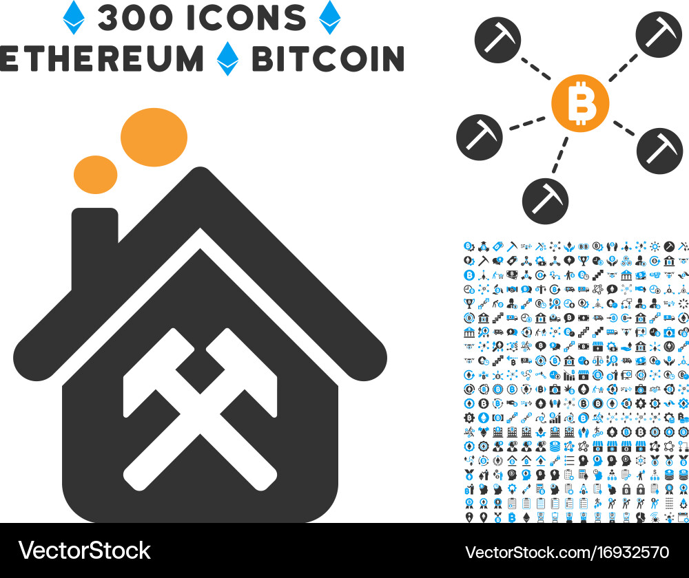 Workshop flat icon with set Vector Image
